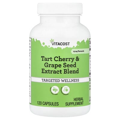 Tart Cherry & Grape Seed Extract Blend, 120 Capsules