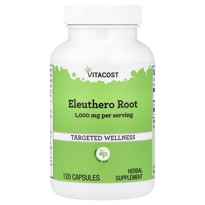Корень Eleuthero, 120 капсул (500 mg per Capsule)