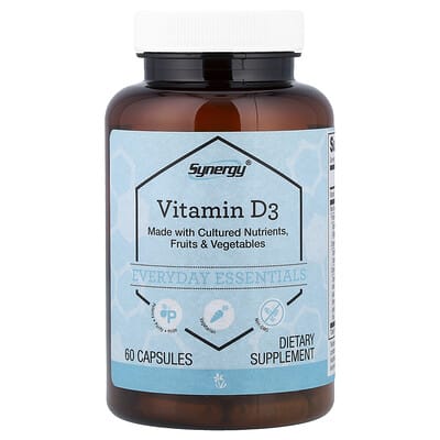 Витамин D3 Synergy®, 60 капсул