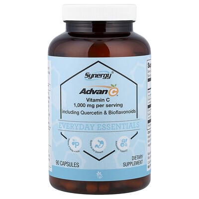 Synergy®, Advan-C® Including Quercetin & Bioflavonoids, 90 Capsules