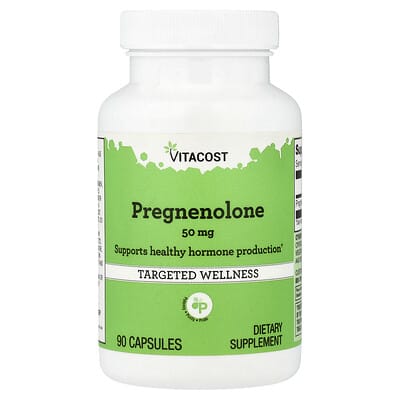 Pregnenolone, 50 mg, 90 капсул