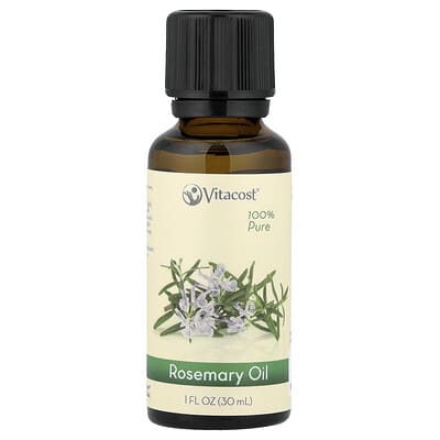 100% Чистое масло розмарина, 1 fl oz (30 ml)