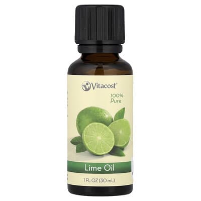 Масло 100% Pure Lime Oil, 1 fl oz (30 ml)