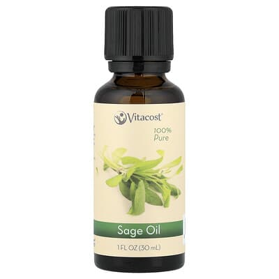 100% Pure Sage Oil, 1 fl oz (30 ml)