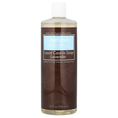 Vitacost glonaturals™ Essentials Жидкое мыло Castile, Лаванда, 32 fl oz (946 ml)