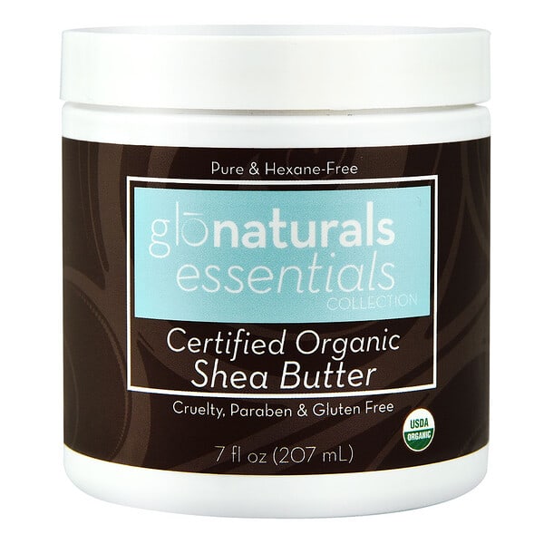 Сыворотка glonaturals Essentials Collection, Certified Organic Shea Butter, 7 fl oz (207 ml)