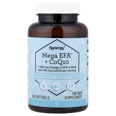 Synergy Mega EFA + CoQ10 60 мягких капсул