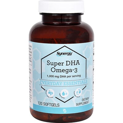 Synergy®, Super DHA Omega-3, 120 Softgels