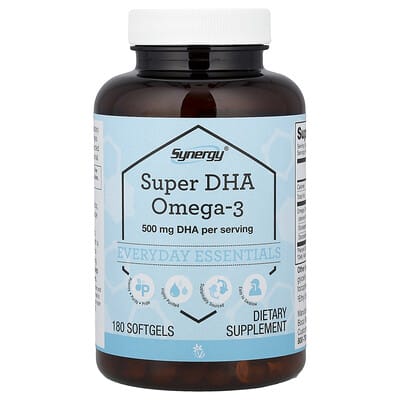 Synergy® Super DHA Omega-3, 180 мягких капсул