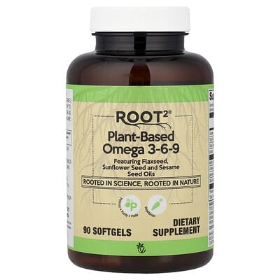 Vitacost Root2® Омега 3-6-9 растительного происхождения, 90 капсул