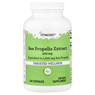 Bee Propolis Extract, 500 mg, 240 Capsules