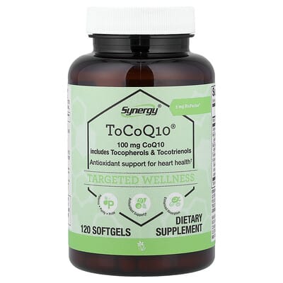 Synergy®, ToCoQ10®, 120 мягких капсул