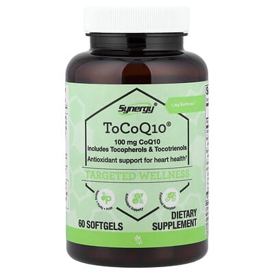 Synergy®, ToCoQ10®, 60 мягких капсул
