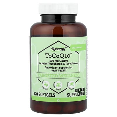 Synergy®, ToCoQ10®, 120 мягких капсул