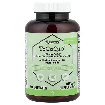 Биодобавка Synergy®, ToCoQ10®, 240 Softgels