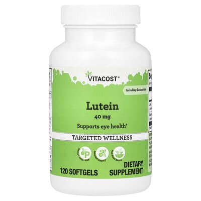 Lutein с зеаксантином, 120 мягких капсул