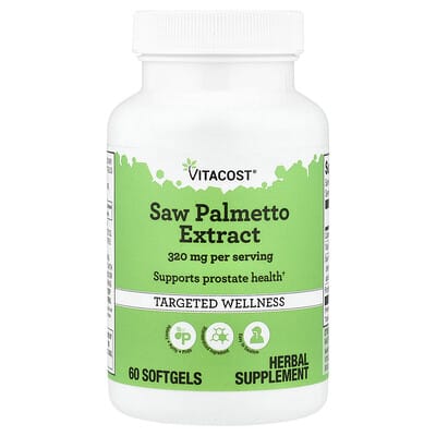 Экстракт Saw Palmetto, 60 мягких капсул