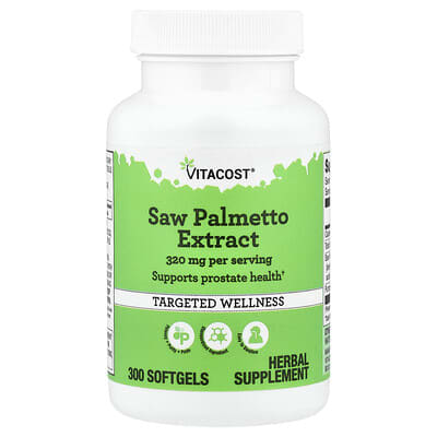 Экстракт Saw Palmetto, 300 мягких капсул