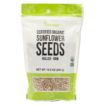 Organic Sunflower Seeds, Hulled, 12.5 oz (354 g)