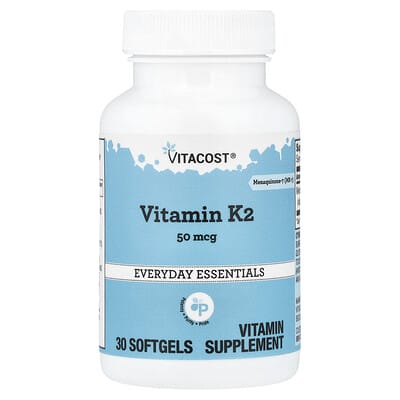 Vitamin K2, 50 mcg, 30 Softgels
