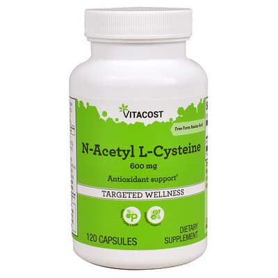 N-Acetyl L-Cysteine, 600 mg, 120 капсул