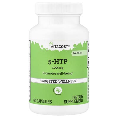5-HTP, 100 mg, 60 Capsules