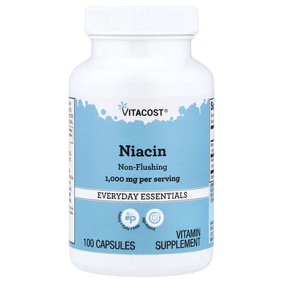 Ниацин Vitacost 100 капсул 500 mg