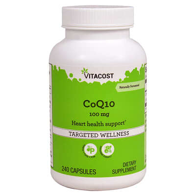 CoQ10 Vitacost 100 mg 240 капсул