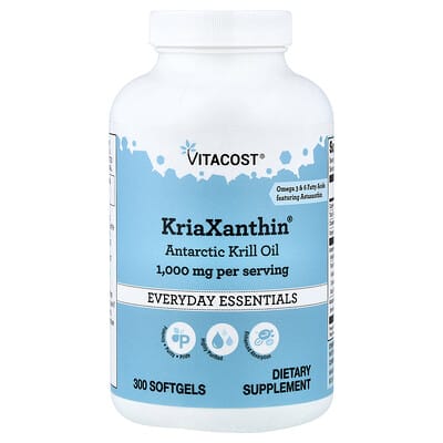 Масло антарктического криля KriaXanthin 300 мягких капсул