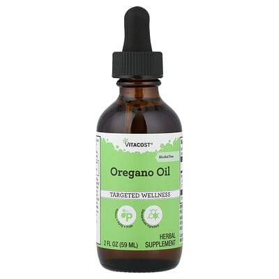 Масло орегано, без спирта, 2 fl oz (59 ml)