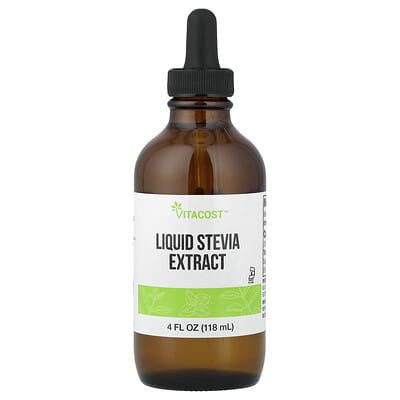 Vitacost Жидкий экстракт стевии 4 fl oz (118 ml)