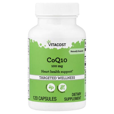 Vitacost CoQ10, 100 мг, 120 капсул