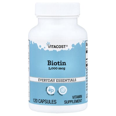 Biotin, 5,000 mcg, 120 капсул