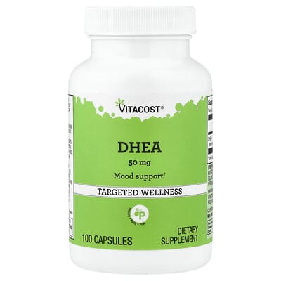 DHEA, 50 mg, 100 капсул
