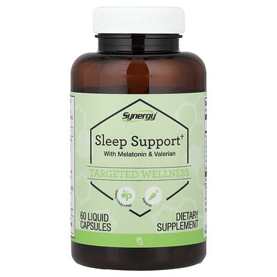 Капсулы Synergy®, поддержка сна, 60 жидких капсул