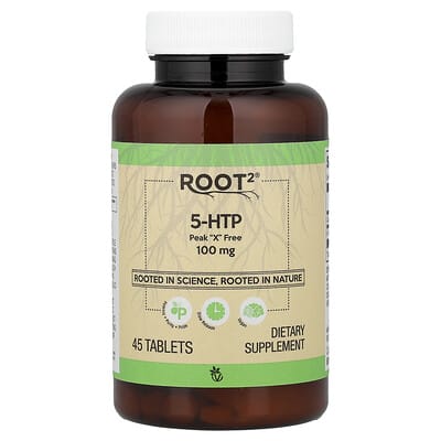 Root2®, 5-HTP, 100 mg, 45 Tablets