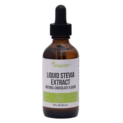 Vitacost Экстракт стевии Liquid Stevia, натуральный шоколад, 2 fl oz (59 ml)