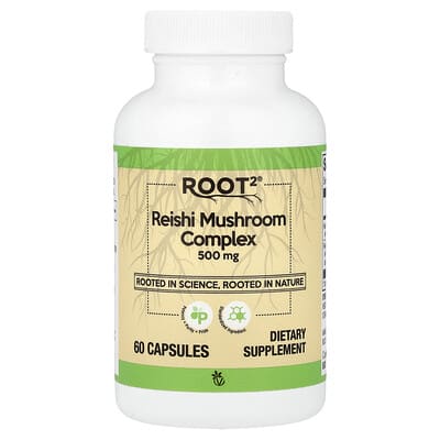 Комплекс грибов Reishi Root2, 500 mg, 60 капсул