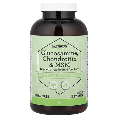 Synergy®, Glucosamine, Chondroitin & MSM, 360 капсул