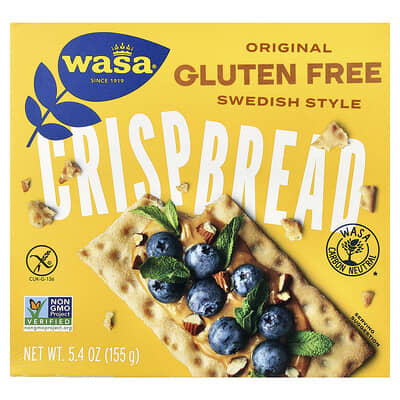 Хрустящие хлебцы Gluten Free Crispbread, Original, 5.4 oz (155 g)