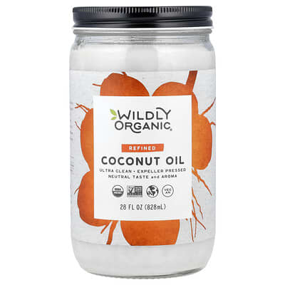 Кокосовое масло Wildly Organic Refined, 28 fl oz (828 ml)