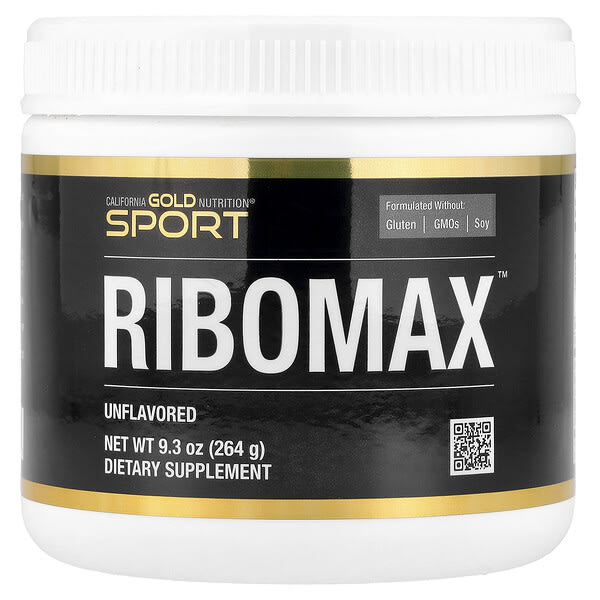 Спортивная добавка RiboMax, без вкуса, 9.3 oz (264 g)