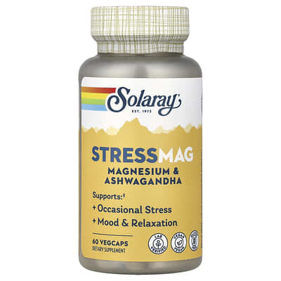 StressMag, Magnesium & Ashwagandha, 60 VegCaps