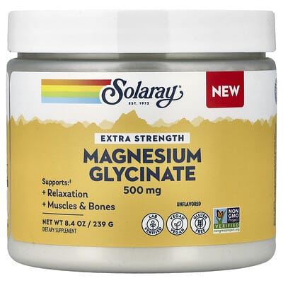 Magnesium Glycinate, Unflavored, 8.4 oz (239 g)