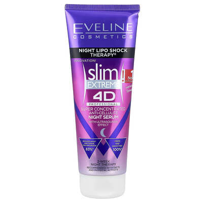 Slim Extreme 4D, Super Concentrated Anti-Cellulite Night Serum, 8.8 fl oz (250 ml)