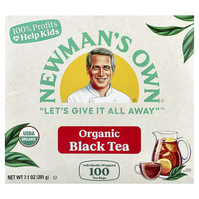 Черный чай Organic Black Tea, 100 Tea Bags, 7.1 oz (201 g)