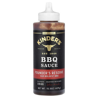 Соус BBQ KINDER'S Gold Label Founder's Reserve 15.5 oz (439 g)