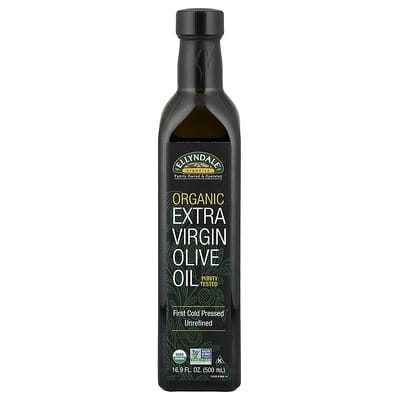 Оливковое масло Extra Virgin Ellyndale® Organics, 16.9 fl oz (500 ml)