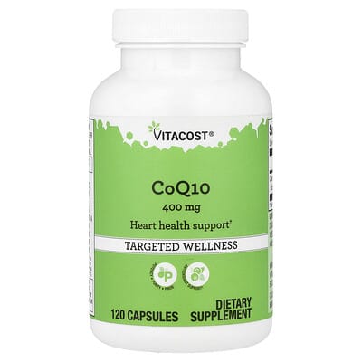 CoQ10, 400 mg, 120 капсул