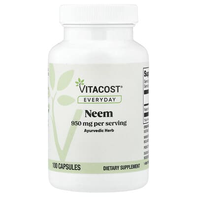 Everyday, Neem, 100 капсул (475 mg per Capsule)